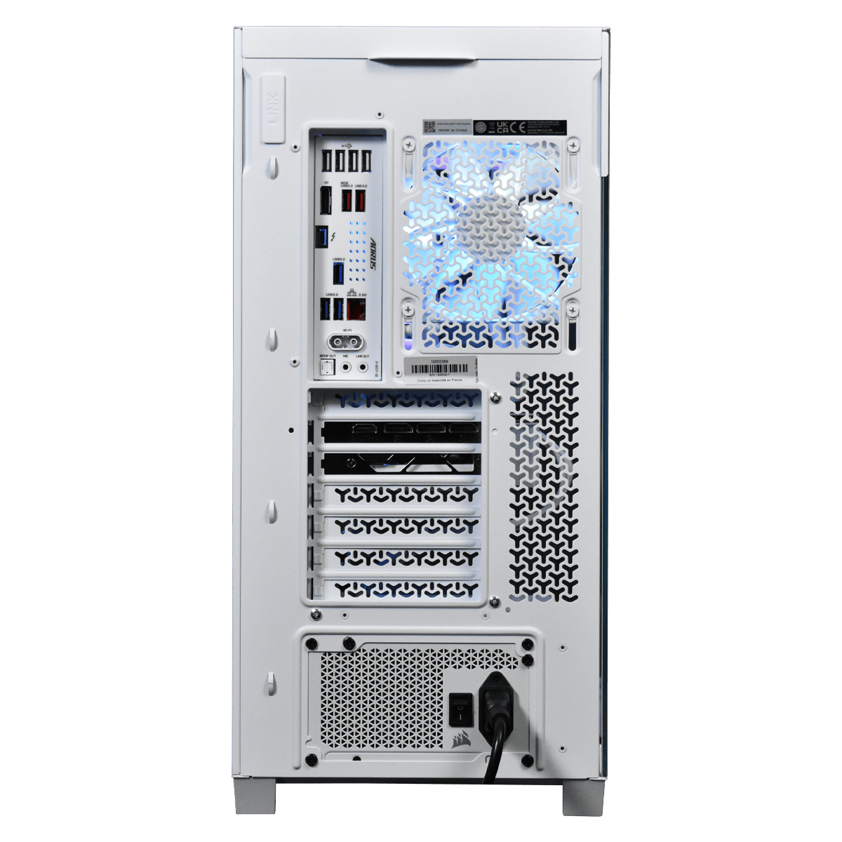 ICEBREAK V2 — Connectique façade et arrière