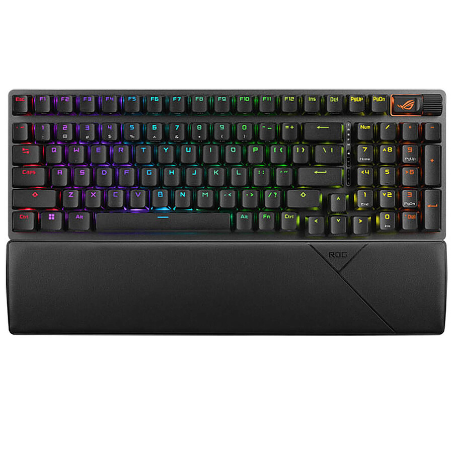 Asus ROG Strix Scope II 96 RX Wireless - Asus ROG RX Red - Noir