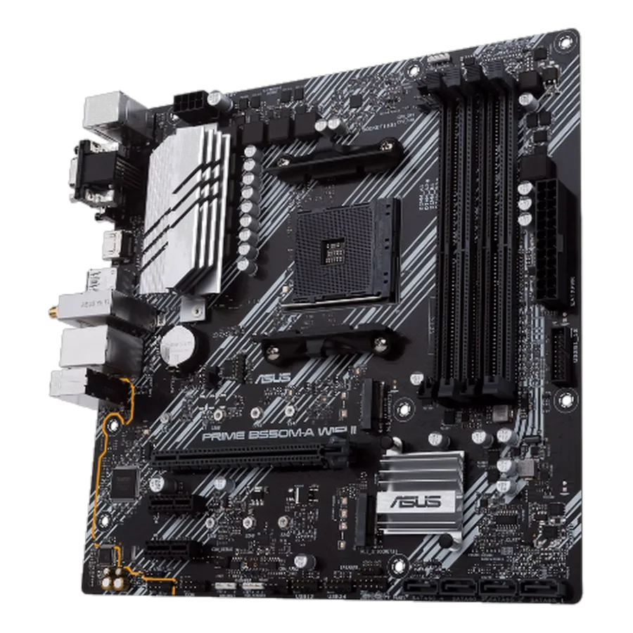 Asus Prime B550M-A II (WI-FI) — vue angle