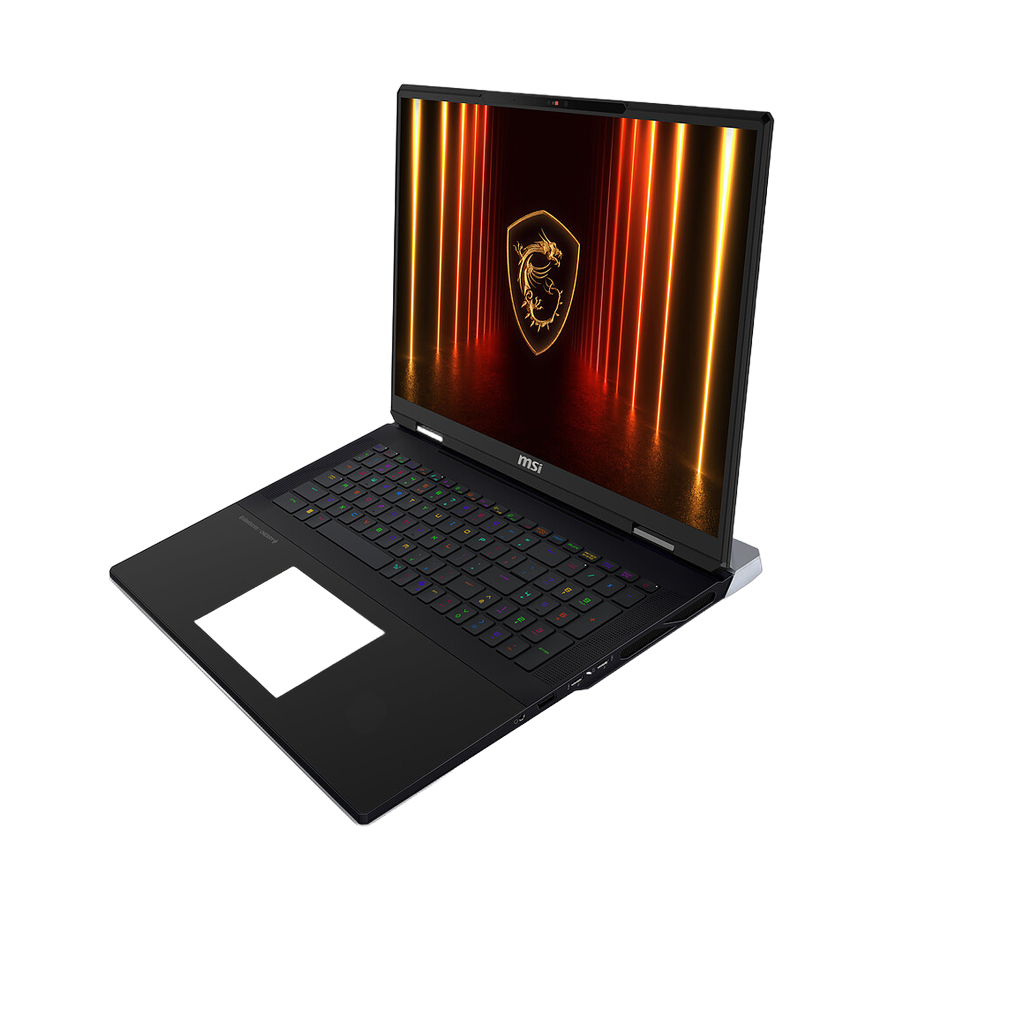 MSI Titan 18 HX — vue angle
