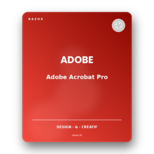 Adobe Acrobat Pro (perpétuelle) 1 an abonnement
