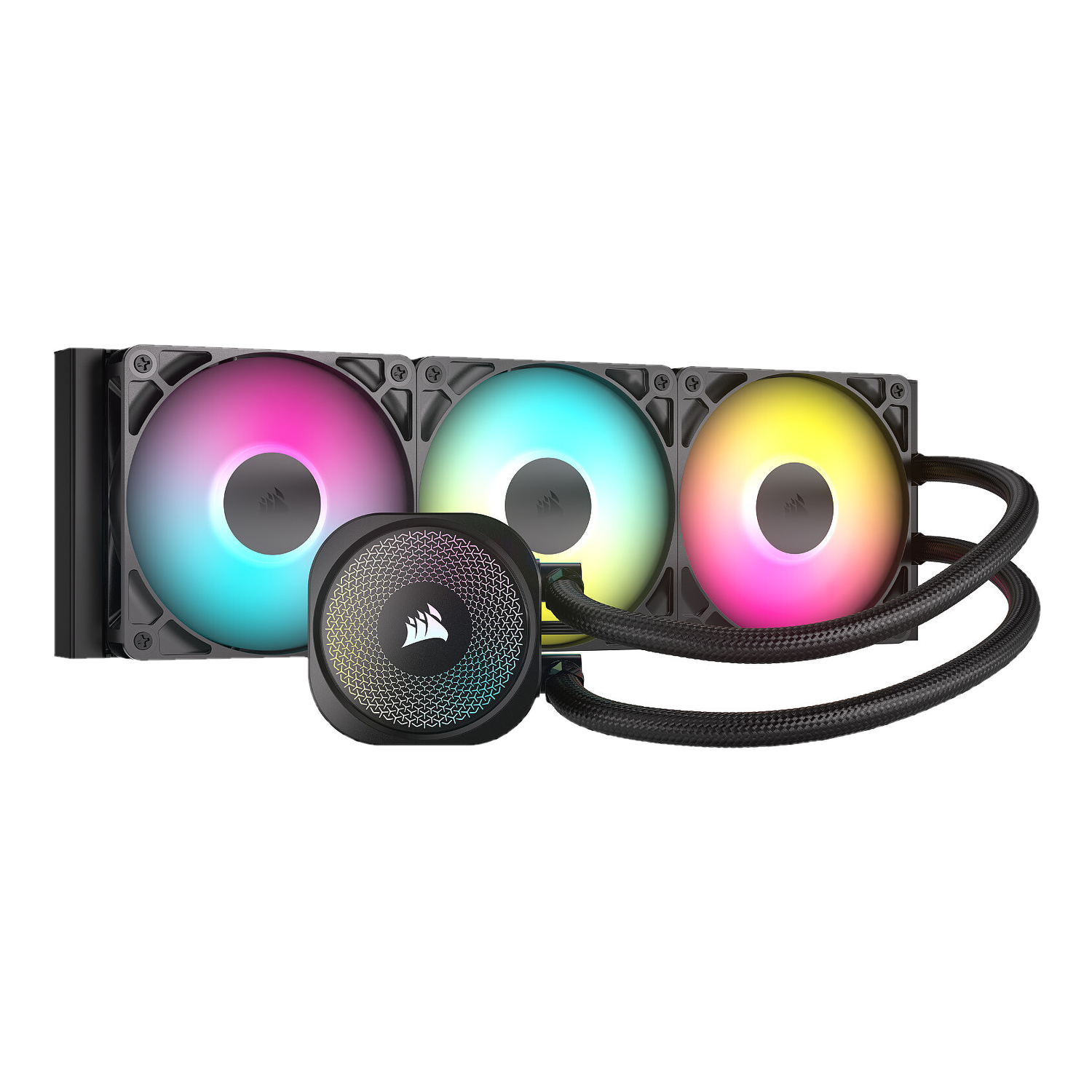 Corsair Nautilus 360 RS ARGB — Noir