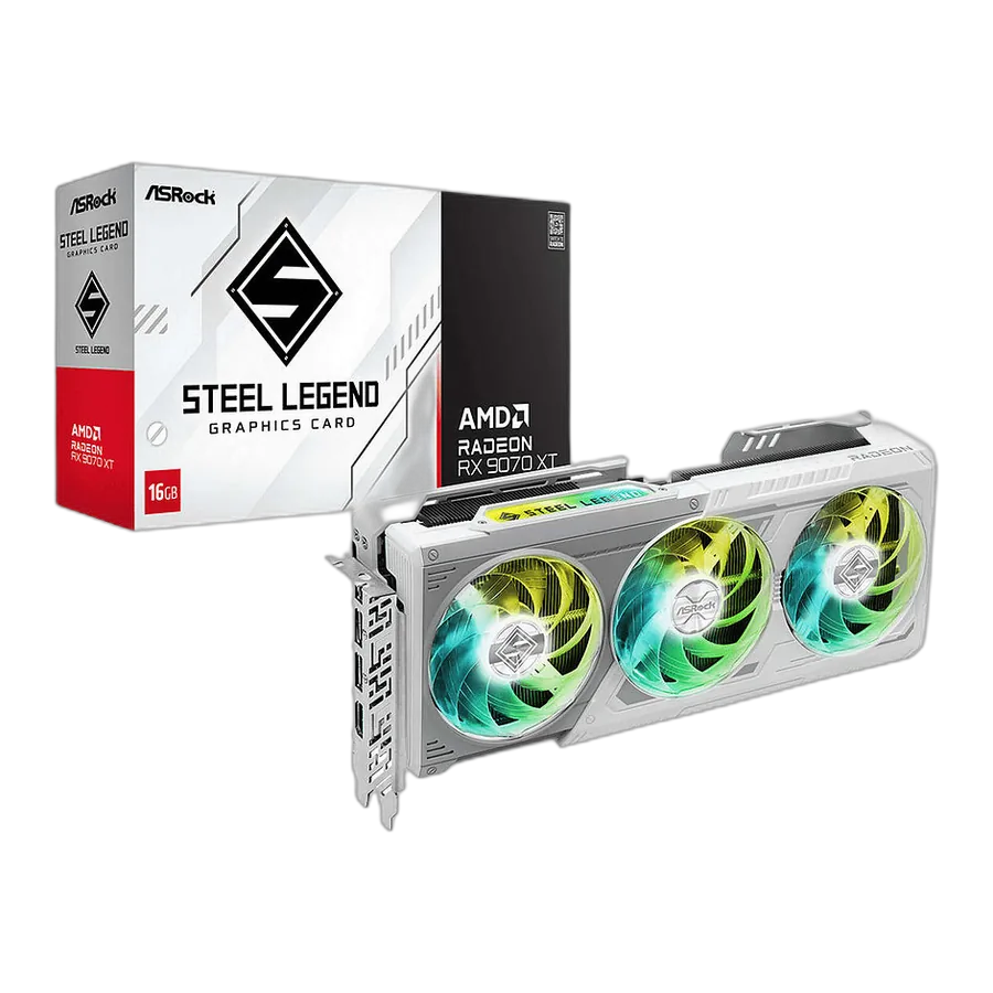 ASRock RX 9070 XT Steel Legend