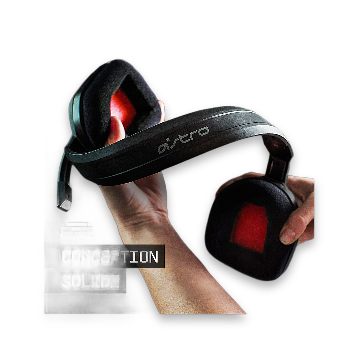 Logitech Astro A10 — vue latérale