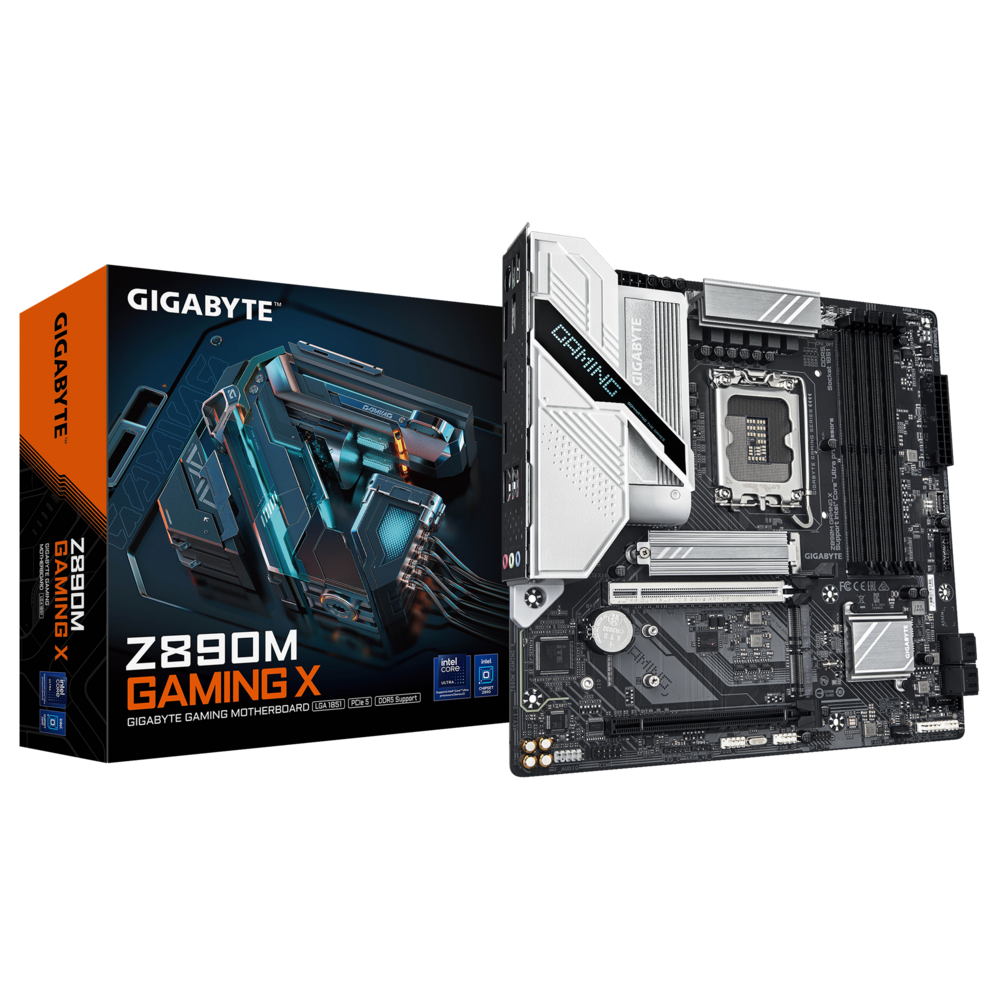 Gigabyte Z890M GAMING X-Seconde — vue d’ensemble