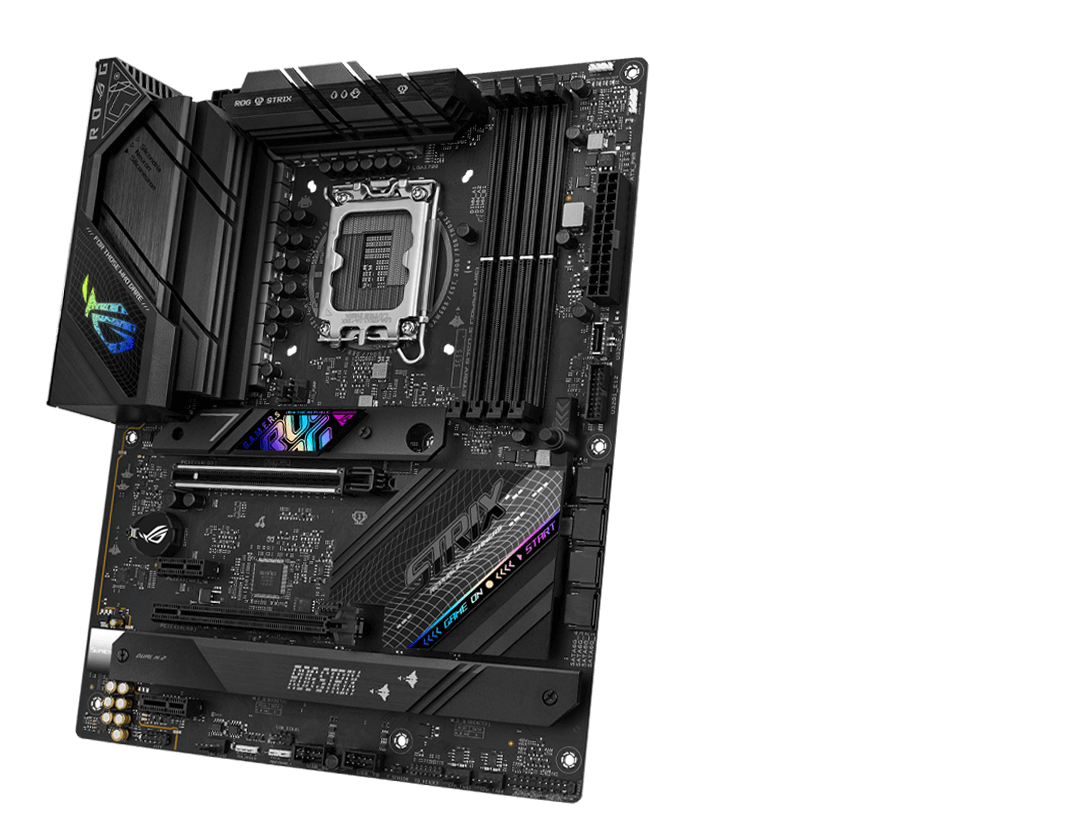 Asus ROG STRIX B760-F GAMING WIFI — vue d’ensemble