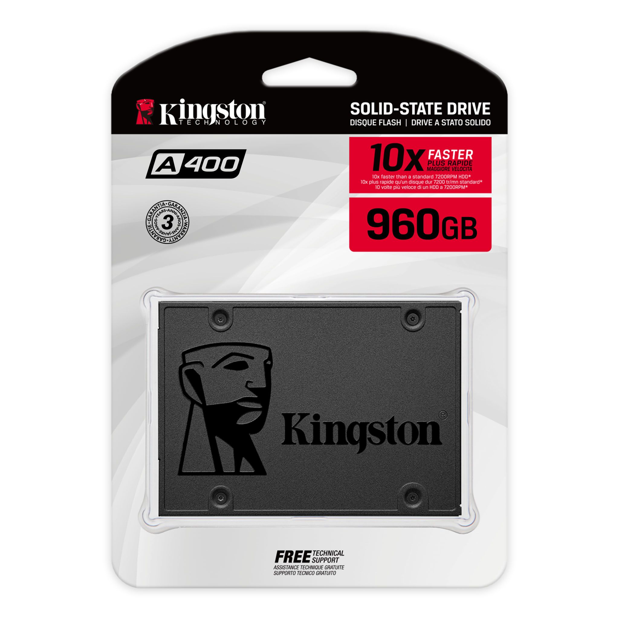 Kingston A400 960 Go — détails